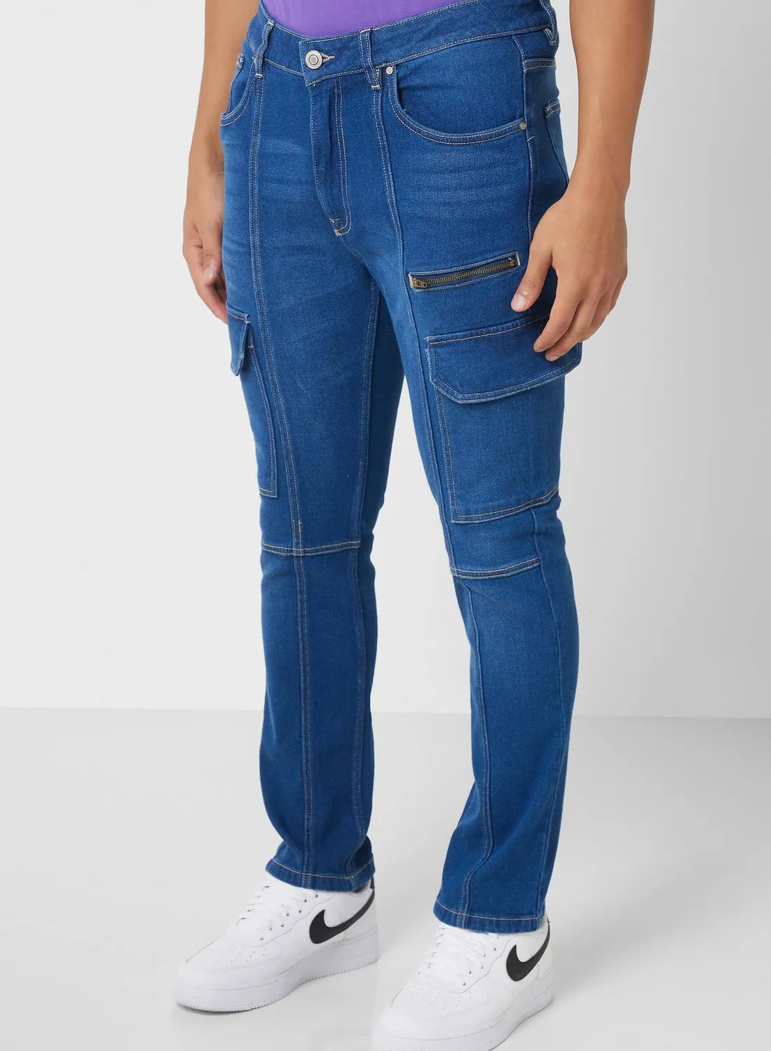 Seventy Five Relaxed Fit Cargo Jeans