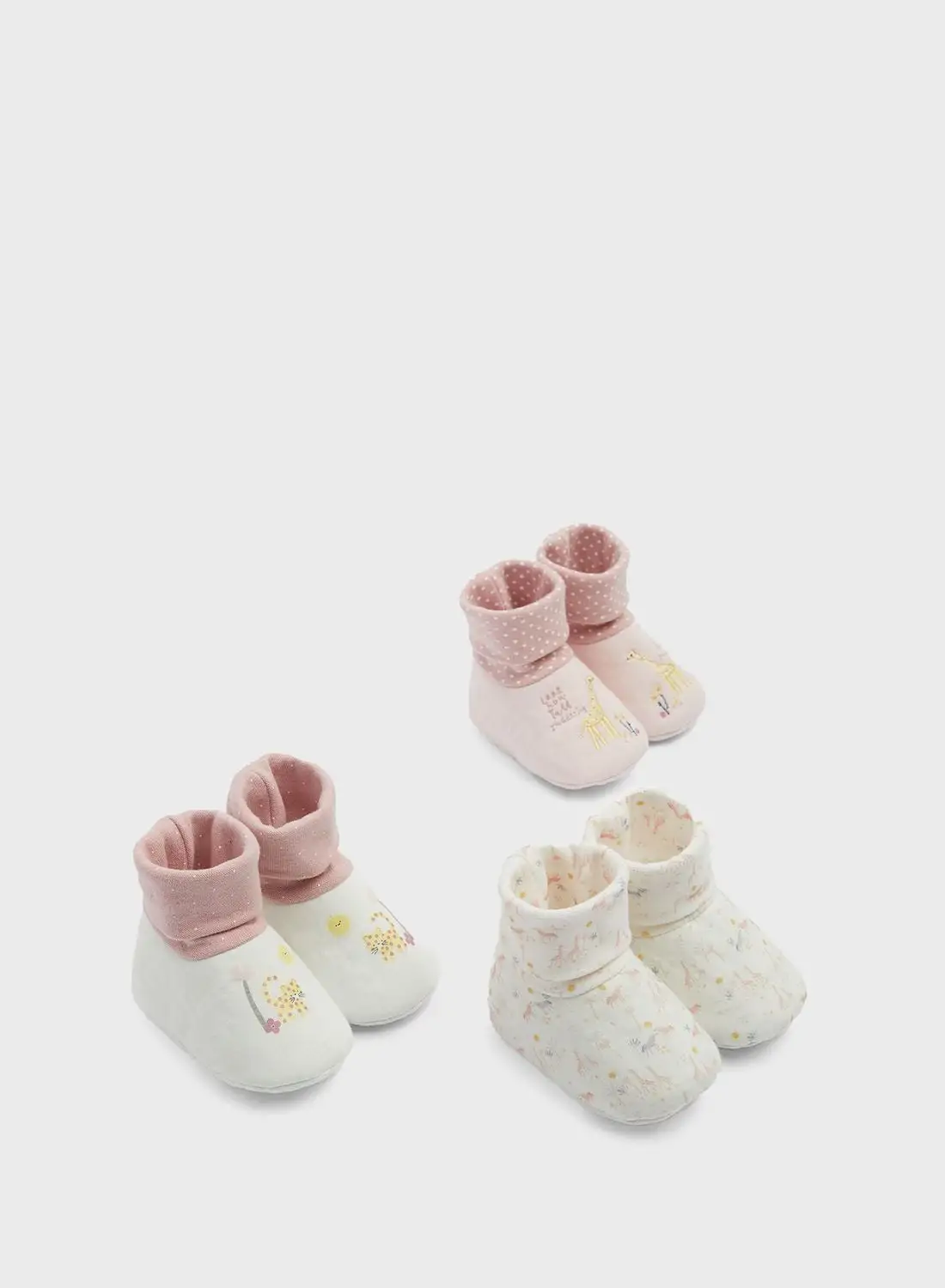 mothercare 3 Pack Baby Sock Booties
