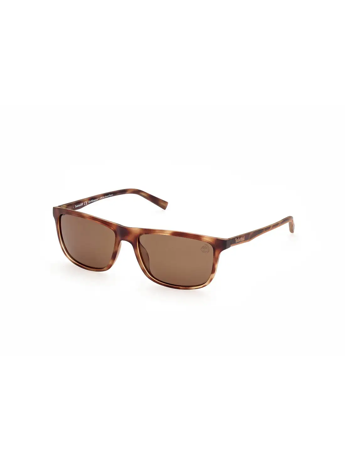 Timberland Men's Polarized Rectangular Sunglasses - TB926652H57 - Lens Size: 57 Mm