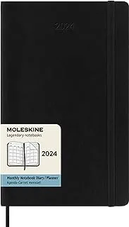 Moleskine 2024 12-Month Monthly Large Softcover No