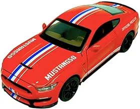 MSZ – Ford Shelby GT350 - Red | Die-Cast Replica, Ultimate Collector's Item, Super Cars | Toy Vehicles, Metal Toy Car Model - Pull Back Collection | Size - 1:32, For Kids 3+