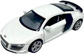 MSZ – Audi R8 GT - White | Die-Cast Replica, Ultimate Collector's Item, Super Cars | Toy Vehicles, Metal Toy Car Model - Pull Back Collection | Size - 1:32, For Kids 3+