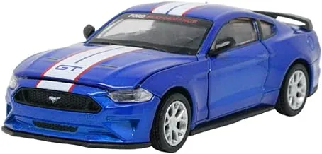 MSZ – Ford Mustang GT DIY - Blue | Die-Cast Replica, Ultimate Collector's Item, Muscle Cars | Toy Car, Make Your Own Race Car - DIY Collection | Size - 1:42, For Kids 3+