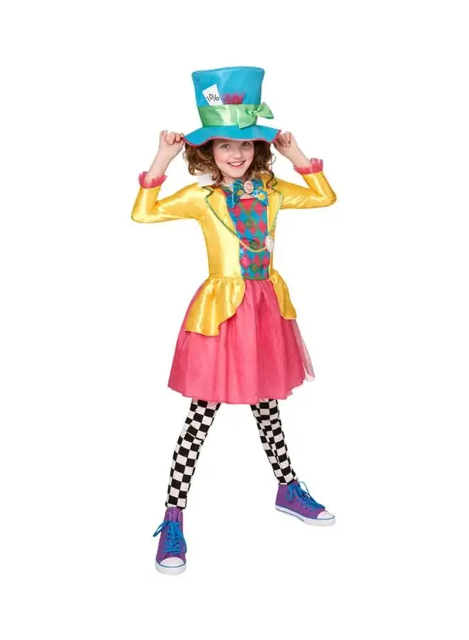 RUBIE'S Official Disney Alice in Wonderland Mad Hatter Costume Girls Age 13-14