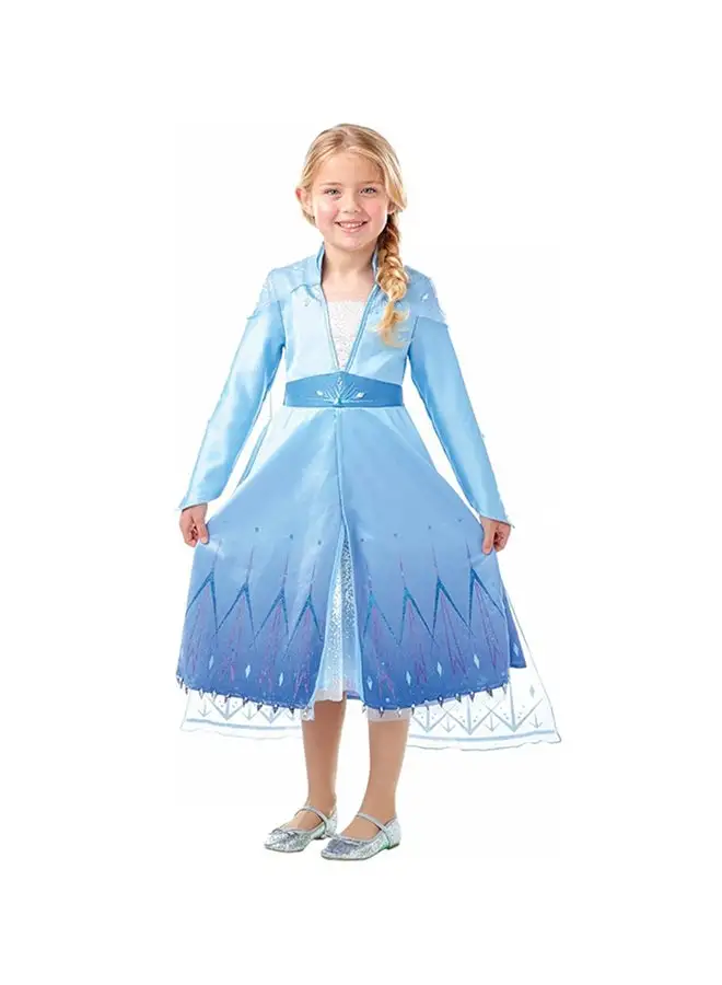 Disney Official Disney Frozen 2, Elsa Premium Dress, Childs Costume, Size Large Age 7-8 Years