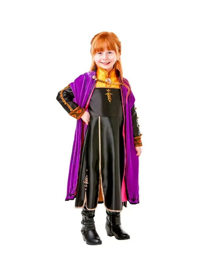 Disney Official Disney Frozen 2, Anna Premium Dress, Childs Costume, Size Large Age 7-8 Years