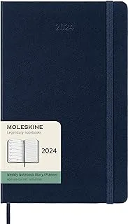 Moleskine 2024 12-Month Weekly Large Hardcover Not