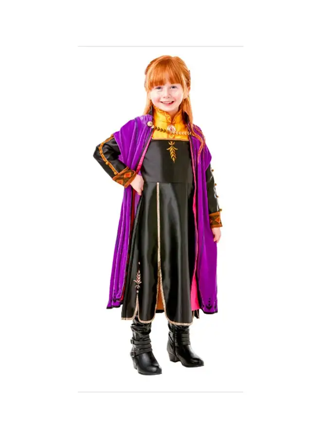 Disney Official Disney Frozen 2, Anna Premium Dress, Childs Costume, Size Small Age 3-4 Years
