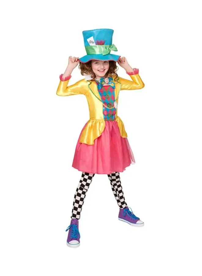 Disney Official Disney Alice in Wonderland Mad Hatter Costume Girls Age 11-12 Year 152 cm