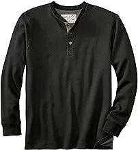 Legendary Whitetails Men's Tough as Buck Double Layer Thermal Henley Shirt-Casual Long Sleeve Waffle Knit Regular Fit