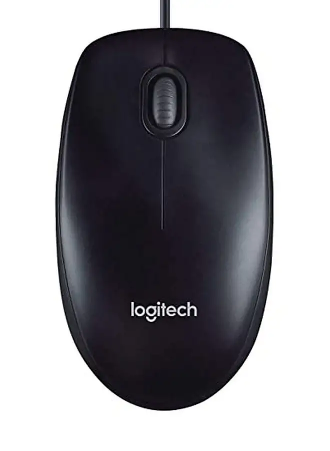 Logitech M90 Full-size Corded Mouse Black