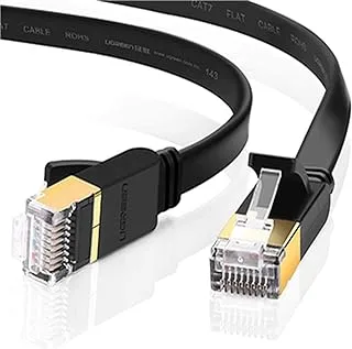 UGREEN Ethernet Cable Cat7 2M Gigabit Network Cable High-Speed Flat 10Gbps Shielded Internet Cable RJ45 Ethernet Cable Patch Cable Compatible for Gaming PS5 PS4 PS3 Xbox Laptop Modem Router Computer