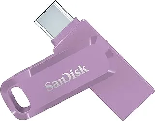 SanDisk 256GB Ultra Dual Drive Go USB Type-C Flash Drive, Lavender - SDDDC3-256G-G46L