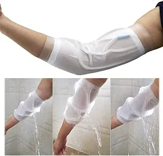 Waterproof PICC Line Shower Cover Adult Medium Size, Watertight Arm Shower Protector for Chemotherapy, Home Antibiotic Infusion and Surgery (S)