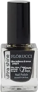Florucci Ultra Shine 7 Days Nail Polish M-001-3 Black 12ml