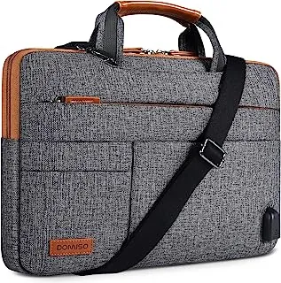 DOMISO Waterproof Multi-Functional Laptop Case Business Briefcase Messenger Bag