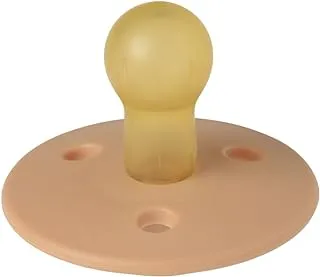 Mininor - Round Pacifier Latex 0M - Golden Sand