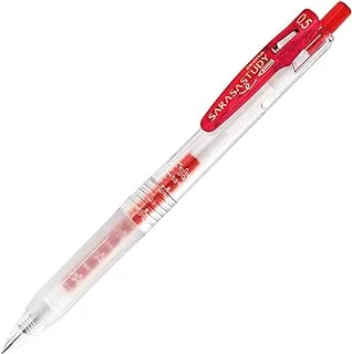 قلم حبر جاف زيبرا ساراسا ستادي 0.5 أحمر 10 قطع B-JJM88-R