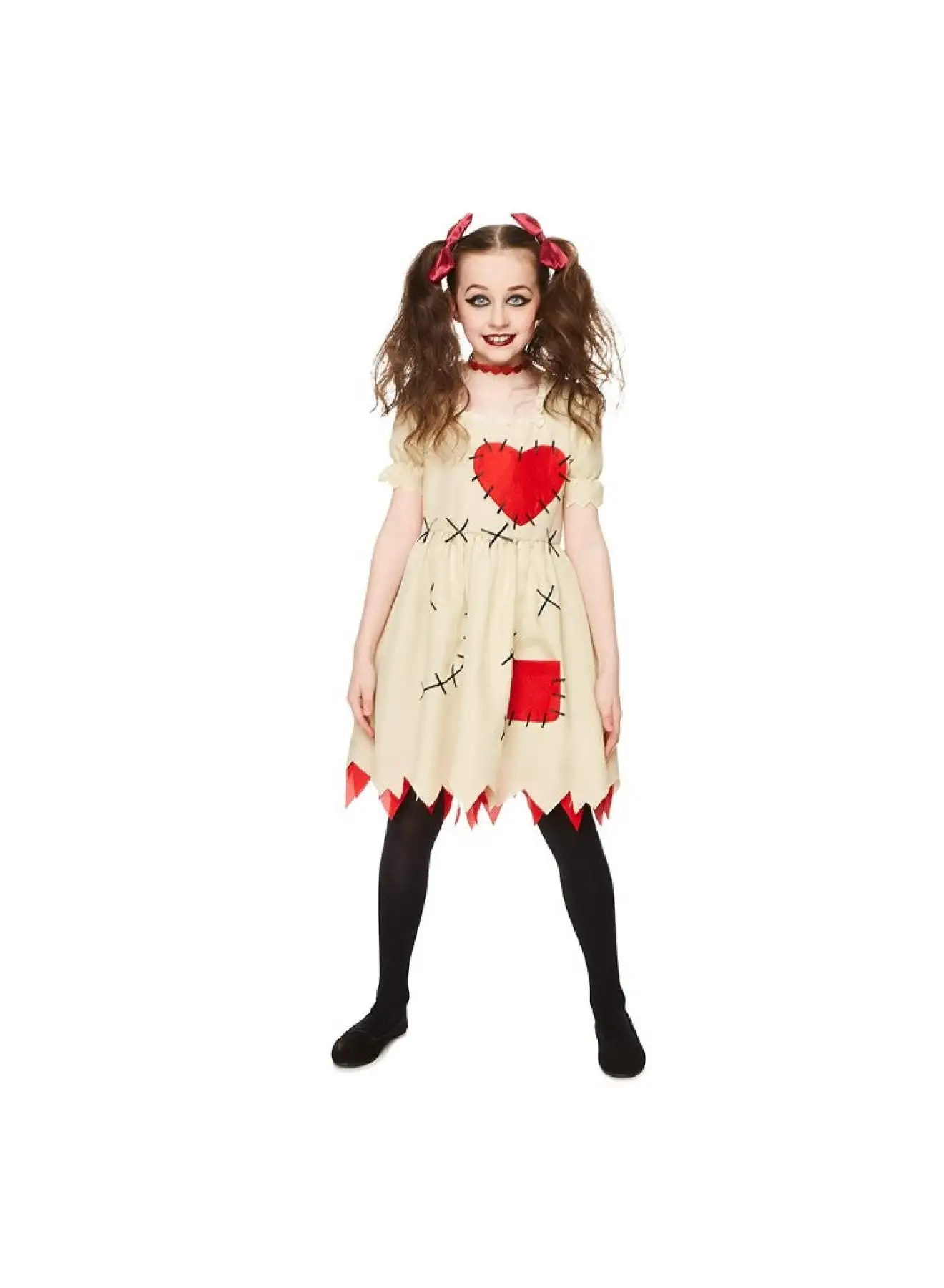MAD TOYS Voodoo Doll Dress Kids Halloween Girls Costume