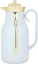 Timeless Rayana Thermos, 1 Liter Capacity, Light Gray/Gold