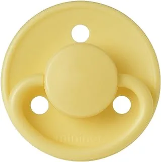Mininor - Round Pacifier Silicone 0M - Duckling