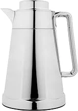 Al Saif Maya Coffee and Tea Vacuum Flask, 1.0 Liter Capacity, Silver