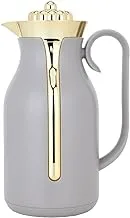 Timeless Rayana Thermos, 1 Liter Capacity, Cappuccino/Gold