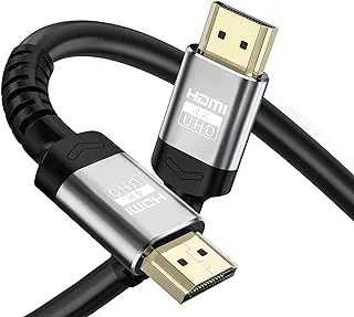 Soonsoonic 4K HDMI Cable 6M | 18Gbps Ultra High Speed HDMI 2.0 Cable & 4K@60Hz HDR ARC HDCP2.2 Ethernet-Braided HDMI Cord | for UHD TV Monitor Laptop Xbox PS4/PS5 ect