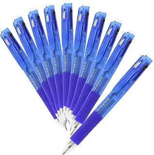 قلم حبر جاف 3 ألوان من زيبرا B-J3J2-W، ساراسا 3، 0.5 ملم، أبيض، 10 قطع