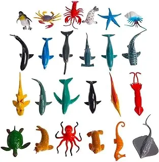 لعبة مجسم حيوان المحيط من UKR مكونة من 24 قطعة للأطفال