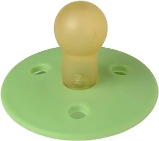 Mininor - Round Pacifier Latex 0M - Apple Green