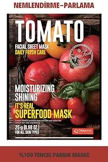 Dermal It's Real Superfood Tomato Face Mask 25g