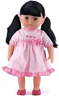 36CM (14 inch) SOFT BODIED GIRL DOLL WITH HAIR