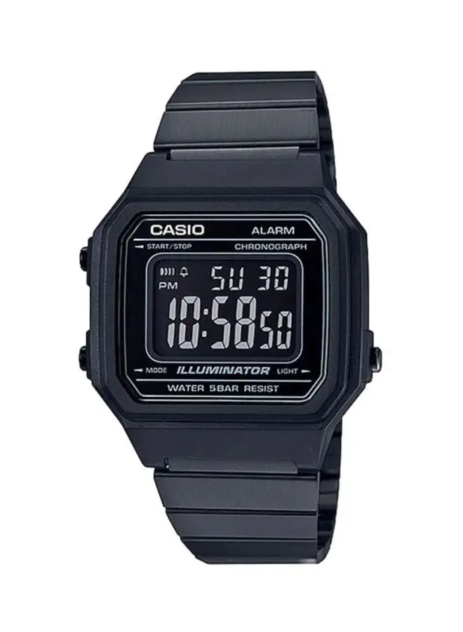 CASIO Water Resistant Digital Watch B650WB-1BDF  Black