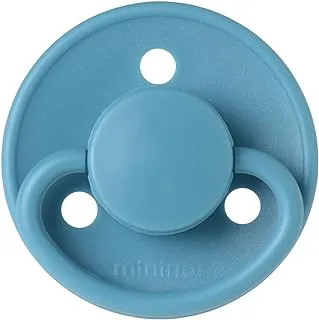 Mininor - Round Pacifier Silicone 0M - Opal Lake