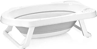 foldable baby bath with - white/grey
