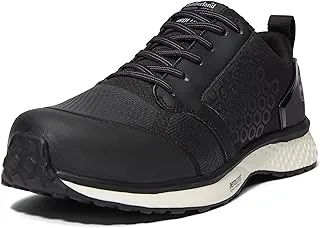 Timberland PRO Men's Reaxion Composite Safety Toe Static Dissipative Industrial Athletic Work Shoe, Black/White, 10