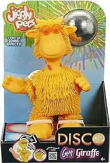 لعبة Eolo Jiggly Pets Disco Gigi Giraffe القطيفة للأطفال بعمر 4 سنوات فما فوق