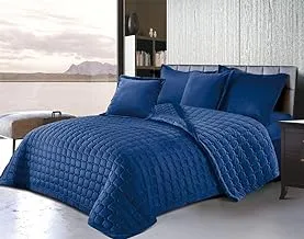 King Size Velvet Comforter Set 6 Pieces, Double Soft Velvet Bedding Set (Includes 1 Comforter, 1 Bed Sheet, 2 Pillow Shams and 2 Pillow Shams) Warm Reversible Comforter for All Seasons