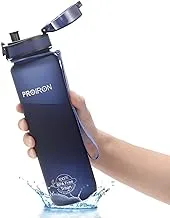 PROIRON Water Bottle 0.5L/1L Leak-Proof Drink Bottle BPA Free USA Tritan Material Gym Bottle with Protein Shaker, Flip Top Lid & Removable Strainer for Fitness Cycling, Gym Camping Outdoor Sports