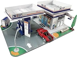 FM Build N Play Play Set - Gas Station, incl. 1 car