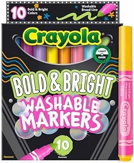 Crayola - Broad Line Marker | Bold & Bright - 10 count
