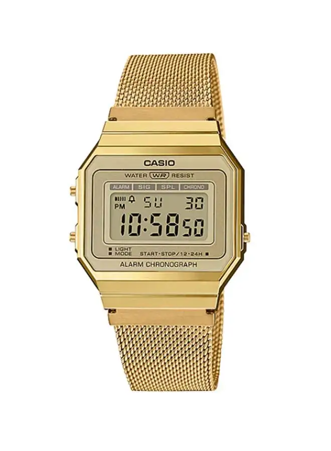 ساعة كاسيو فينتاج كولكشن الرقمية A700WMG-9ADF ذهبي