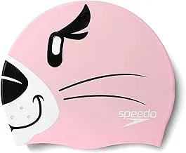 Speedo Printed Character Cap IU LTS Pink/Black ARIA Blossom/White