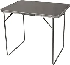 Kampa, Foldable Aluminum Table, Foldable Table for Outdoor and Home Gardens, Gray, Size 40*80*65 Cm