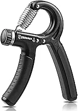 XPOWER Hand Grip Strengthener, Adjustable Resistance from 5-60kg Hand Grip Exerciser, Forearm Exerciser, Grip Strength Trainer for Muscle Building
