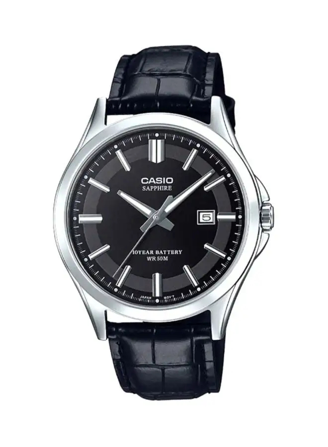CASIO Men's Dress Analog Watch MTS-100L-1AVEF - 41 mm - Black