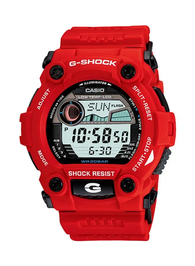 CASIO Digital Round Water Resistance Wrist Watch G-7900A-4DR