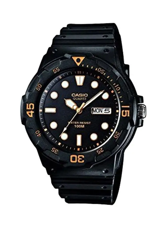 CASIO Men's Water Resistant Analog Watch MRW-200H-1EVDF - 42 mm - Black