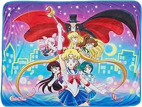 Great Eastern Entertainment Sailor Moon R Throw Blanket, Multicolor